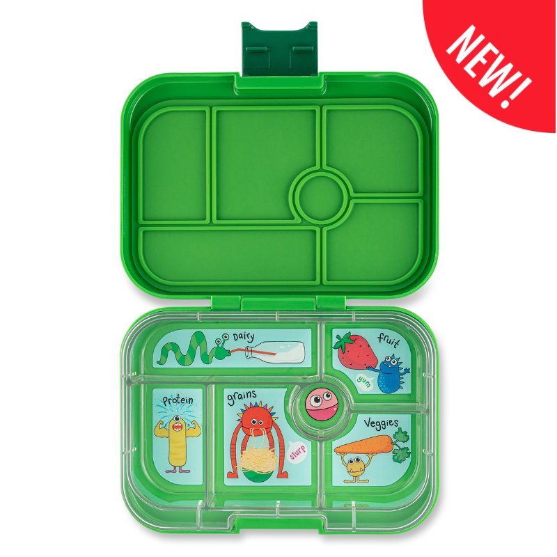 Yumbox Original 6 - Matcha Green (Monsters Tray) - Prepp'd Kids - Yumbox