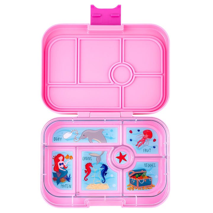 Yumbox Original 6 - Power Pink (Mermaid Tray) - Prepp'd Kids - Yumbox