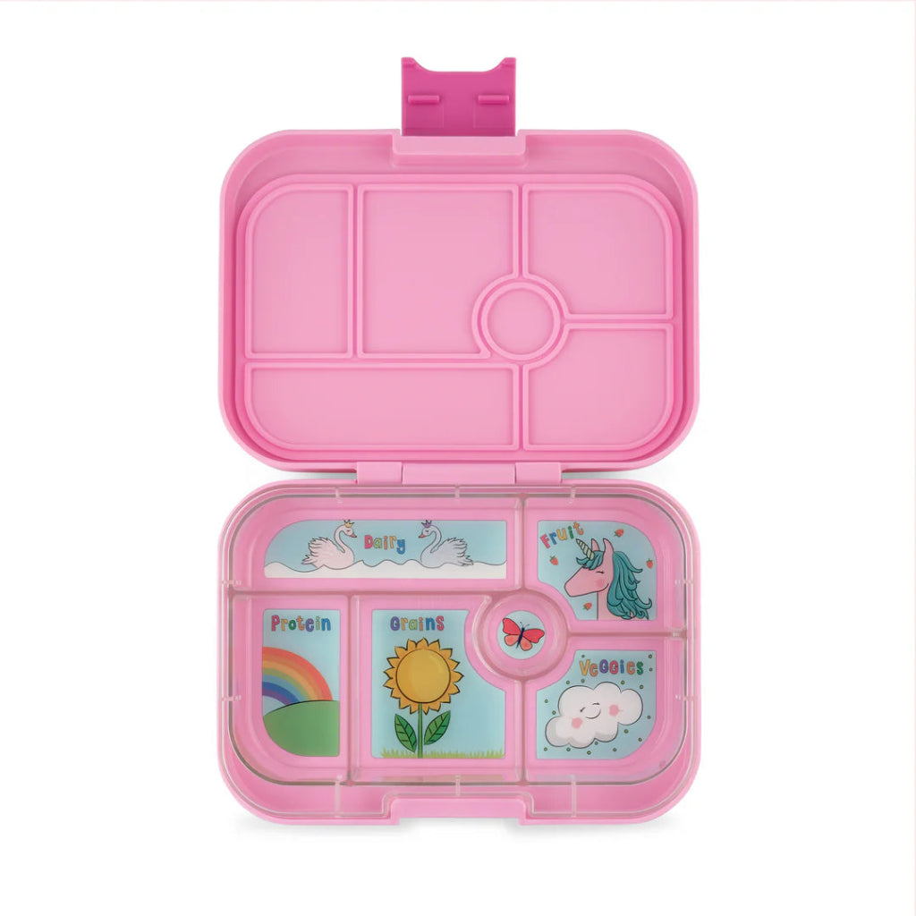 Yumbox Original 6 - Power Pink (Unicorn Tray) - Prepp'd Kids - Yumbox