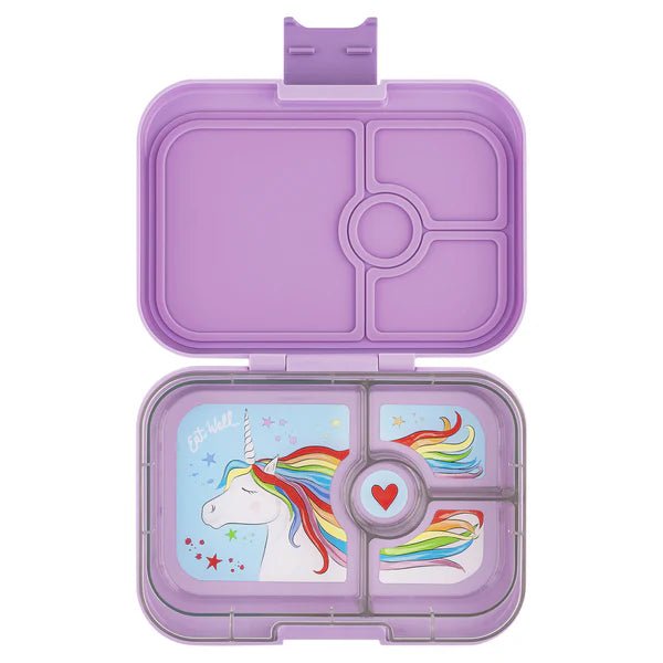 Yumbox Panino 4 - Lavender (Unicorn Tray) - Prepp'd Kids - Yumbox