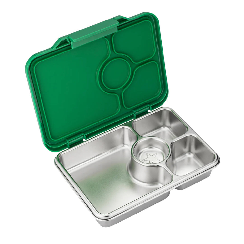 
                  
                    Yumbox Pret Stainless Bento Box - Green - Prepp'd Kids - Yumbox
                  
                