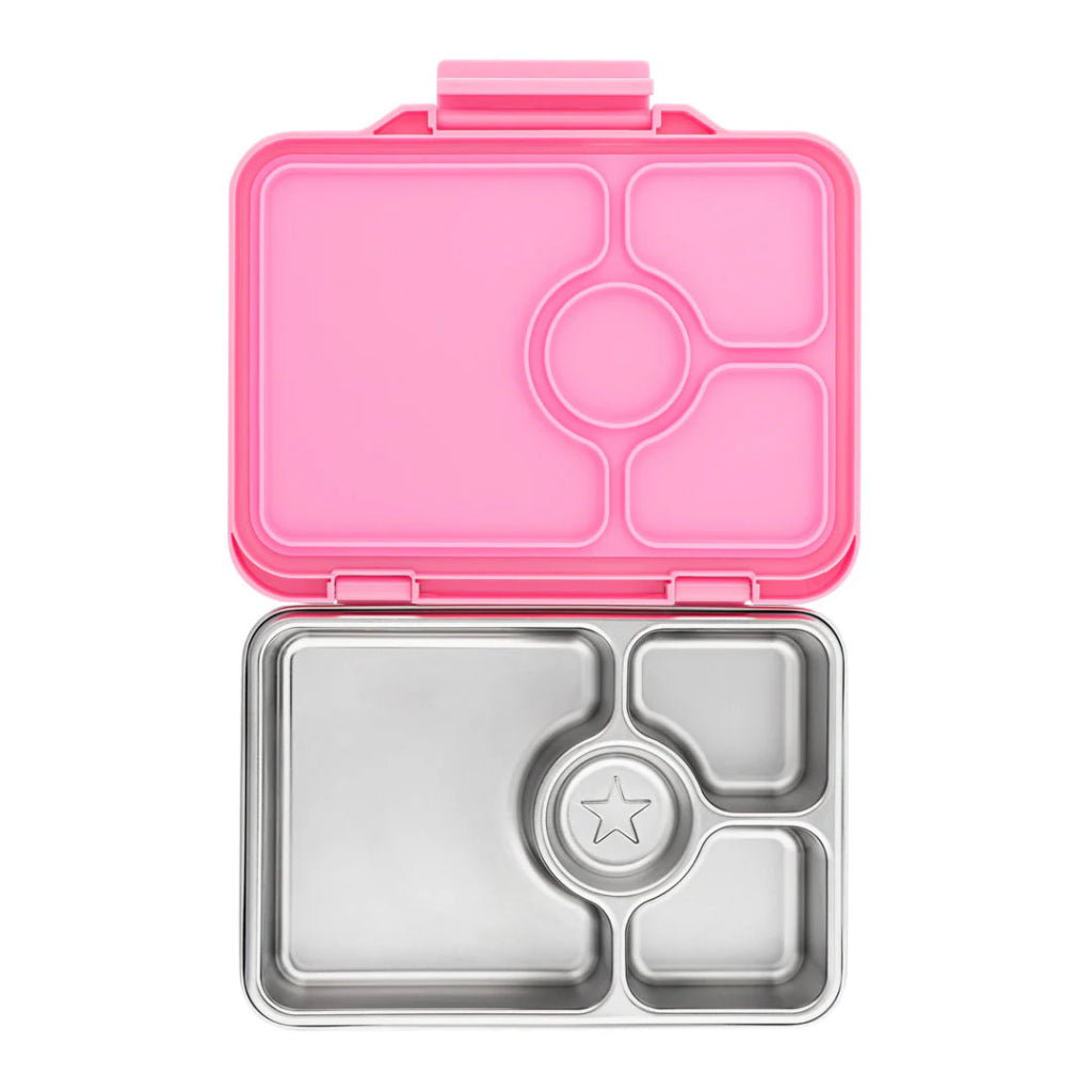 Yumbox Pret Stainless Bento Box - Pink - Prepp'd Kids - Yumbox