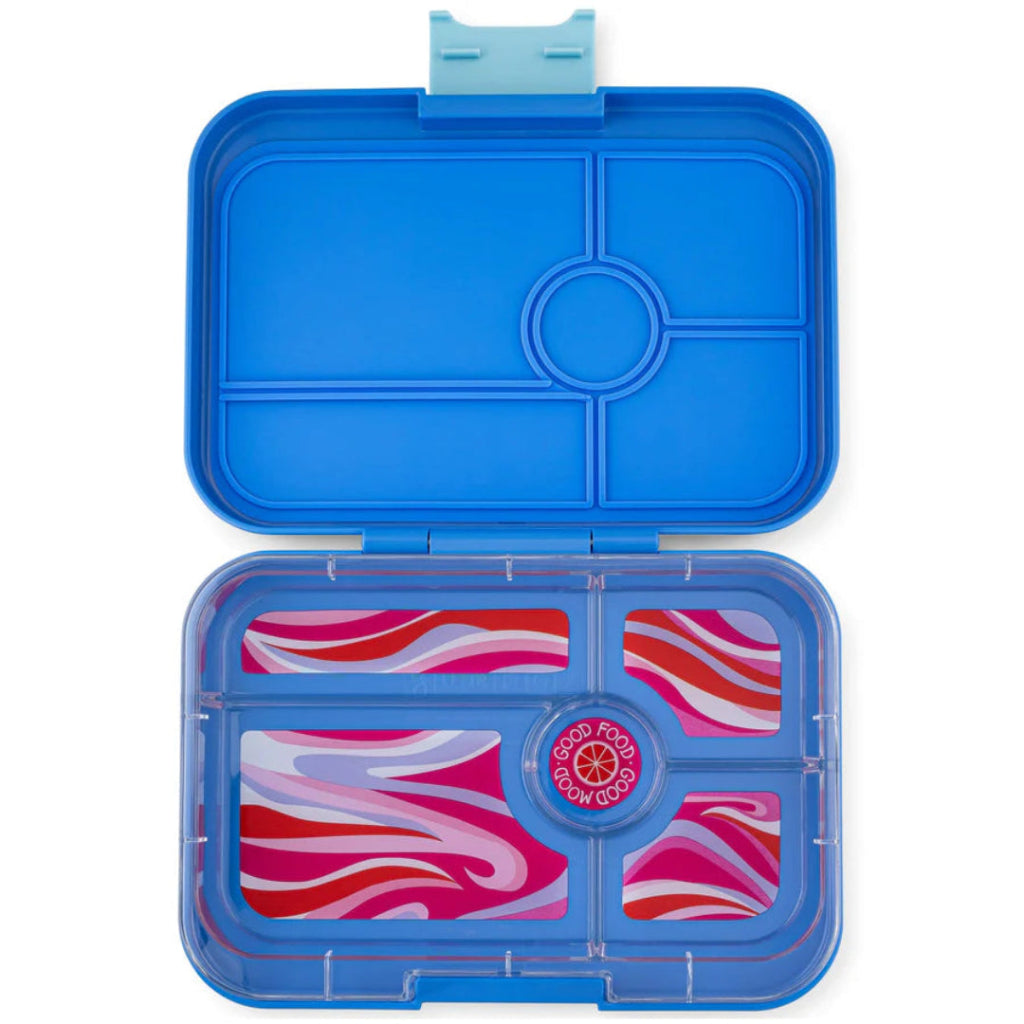 Yumbox Tapas 5 - Blue (Retro Tray) - Prepp'd Kids - Yumbox