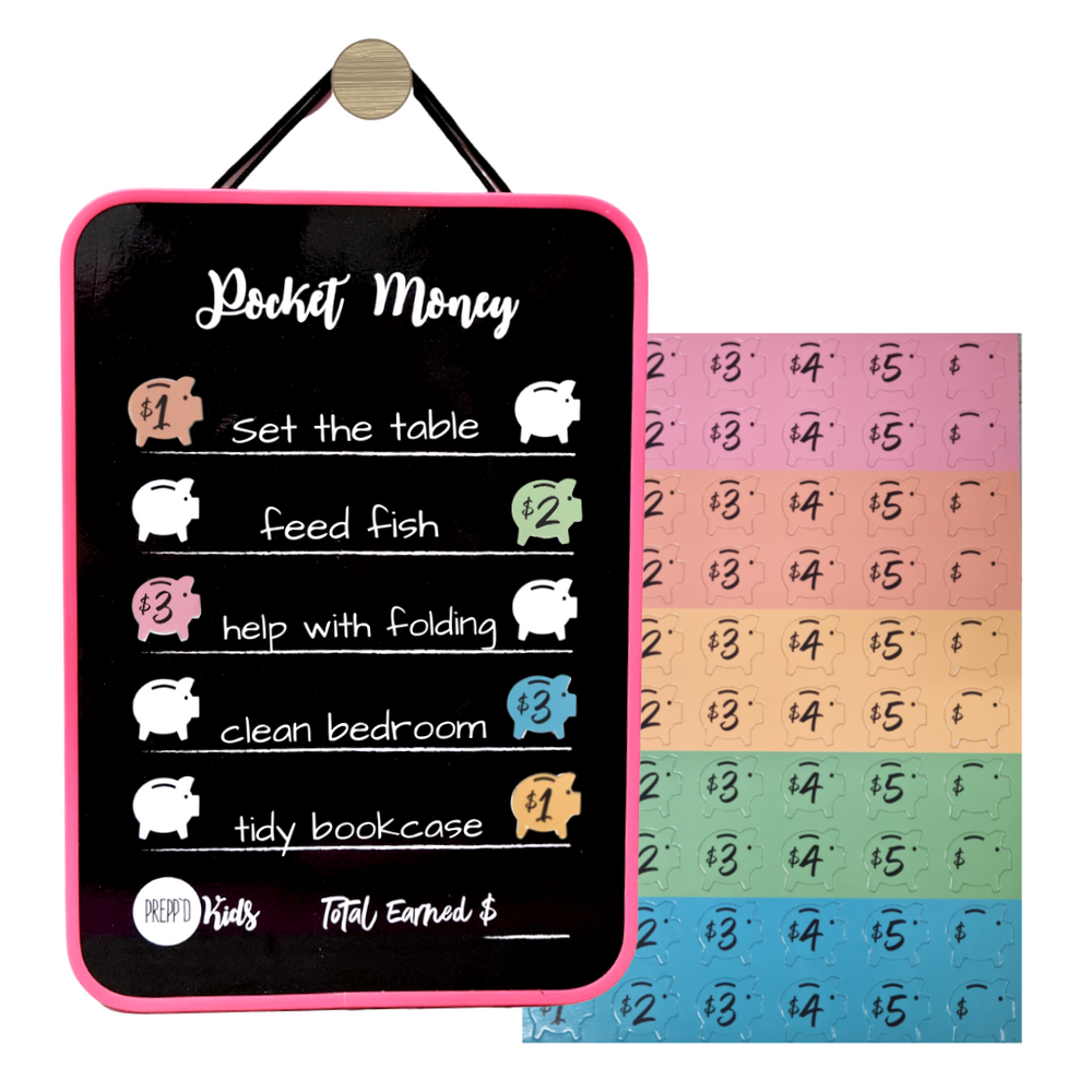 
                  
                    Pocket Money Chart (A4 Hanging) - Prepp'd Kids - Prepp'd Kids
                  
                