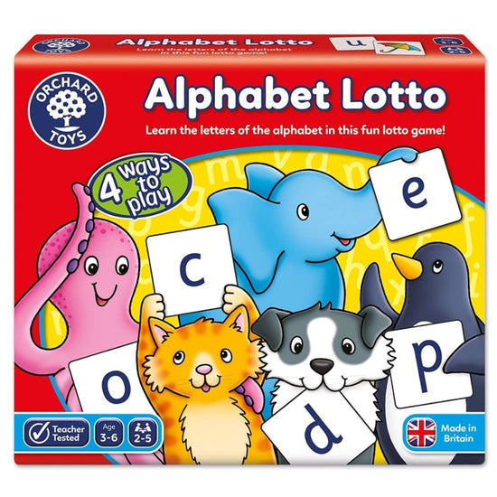 Alphabet Lotto Game - Prepp'd Kids - Orchard Toys