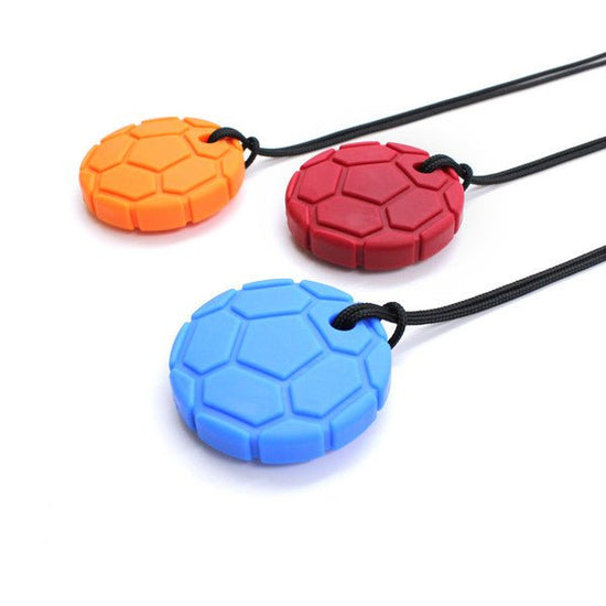 Tilcare Chew Chew Sensory Necklace Best for Kids or Adults That Like Biting  or Have Autism Perfectly Textured Silicone Chewy Toys - Chewing Pendant for  Boys & Girls - Chew Necklaces (6-Pack)