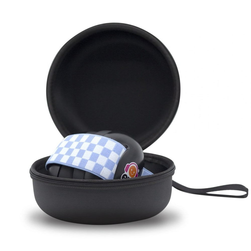 
                  
                    Baby Earmuffs - Blue/White on White - Prepp'd Kids - Ems
                  
                