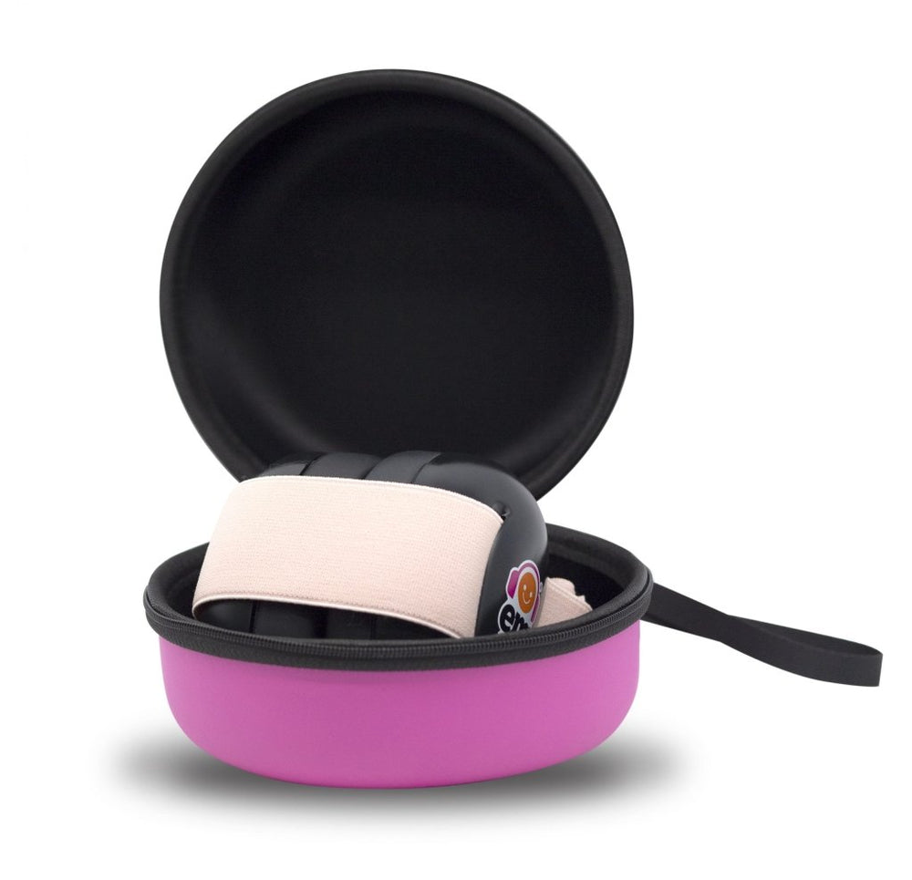 
                  
                    Baby Earmuffs - Pink/White on White - Prepp'd Kids - Ems
                  
                