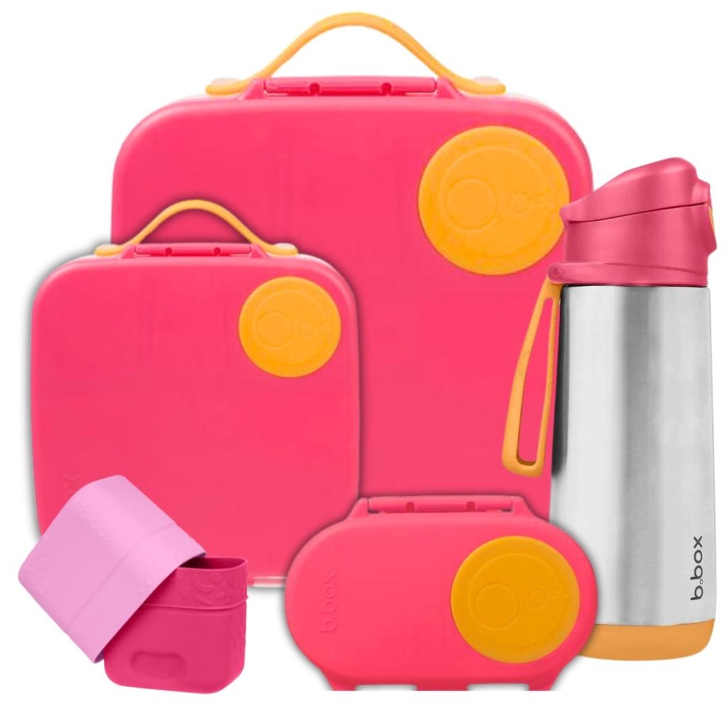 B.box Bundle - Strawberry (Sports Spout) - Prepp'd Kids - B.box