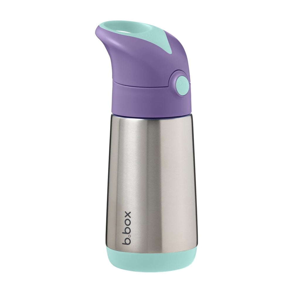 B.box Insulated Drink Bottle 350ml - Lilac Pop - Prepp'd Kids - B.box