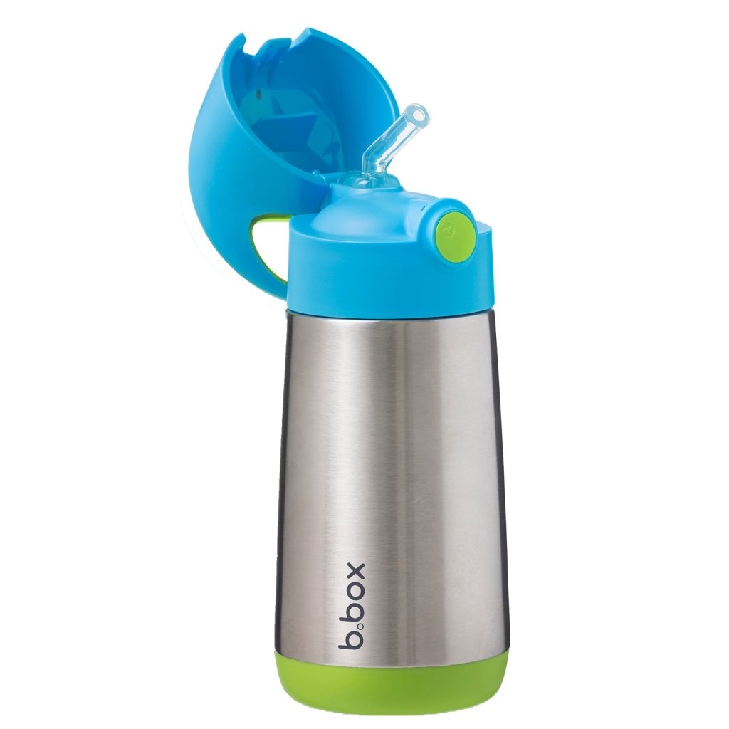 B.box Insulated Drink Bottle 350ml - Ocean Breeze - Prepp'd Kids - B.box