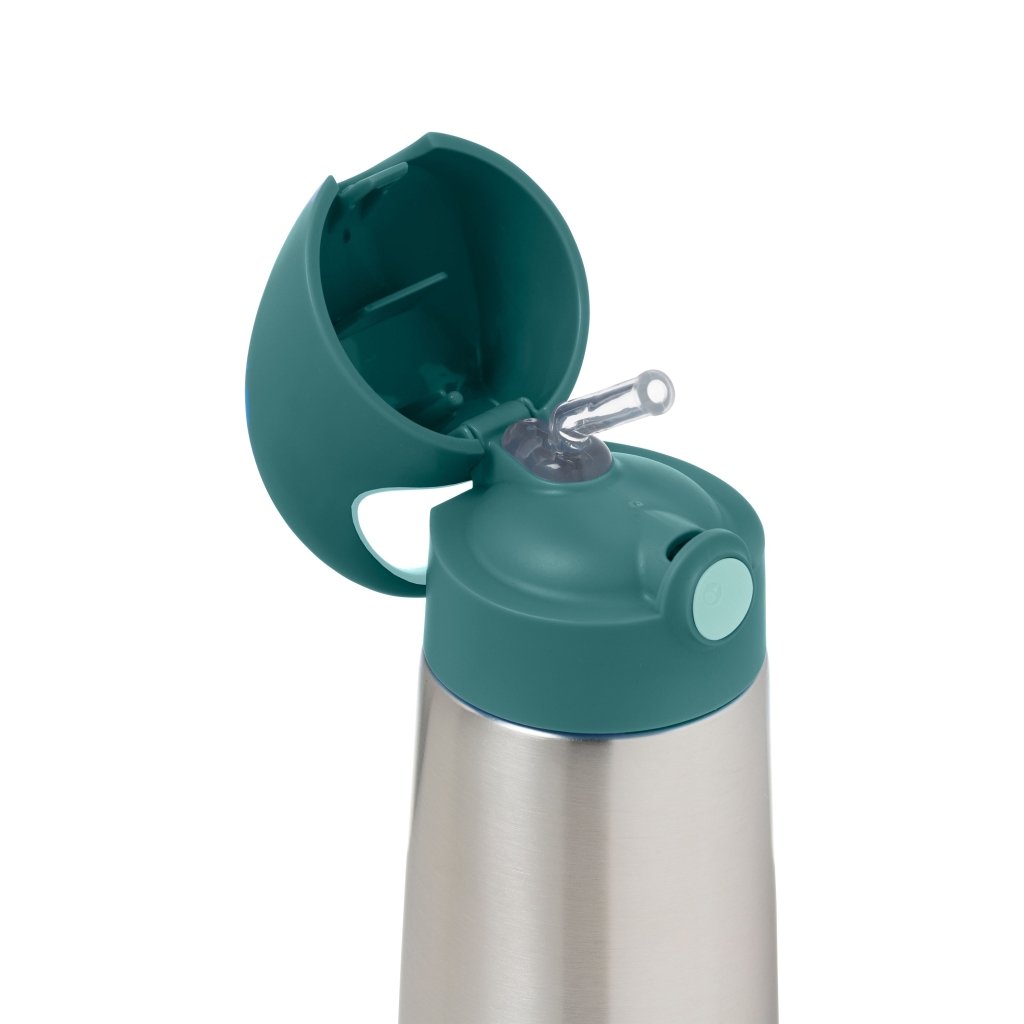 B.box Insulated Drink Bottle 500ml - Emerald Forest - Prepp'd Kids - B.box