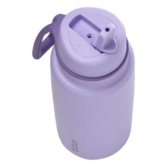 B.box Insulated Flip Top Bottle (1L) - Lilac - Prepp'd Kids - B.box