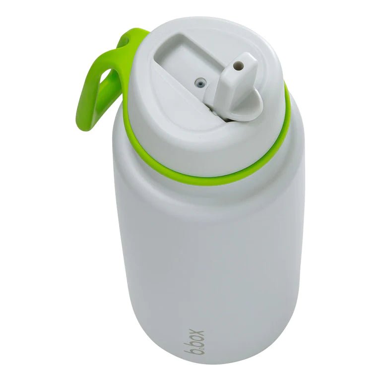 B.box Insulated Flip Top Bottle (1L) - Lime Time - Prepp'd Kids - B.box