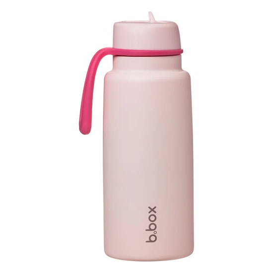 Load image into Gallery viewer, B.box Insulated Flip Top Bottle (1L) - Pink Paradise - Prepp&amp;#39;d Kids - B.box
