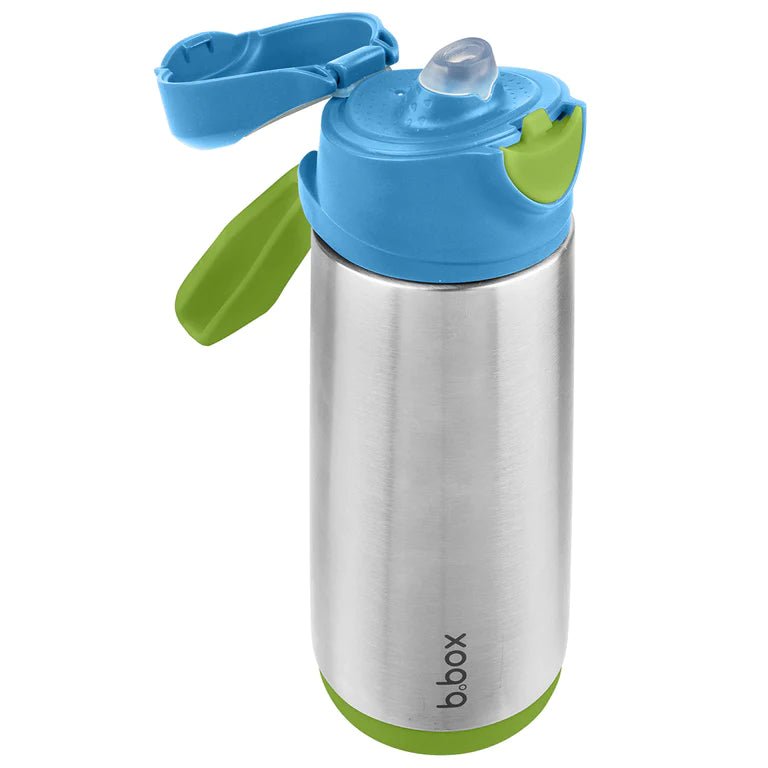 Bbox Insulated Sport Spout Bottle 500ml - Ocean Breeze - Prepp'd Kids - B.box