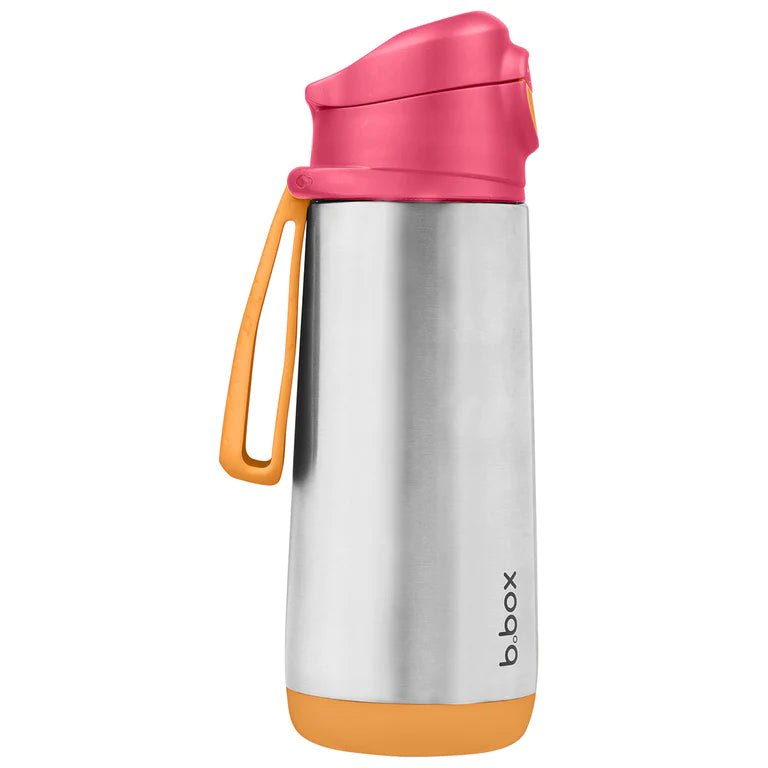 Bbox Insulated Sport Spout Bottle 500ml - Strawberry Shake - Prepp'd Kids - B.box