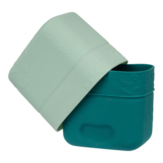 B.box Silicone Snack Cup - Emerald - Prepp'd Kids - B.box