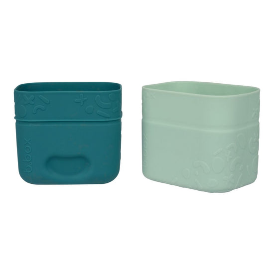 B.box Silicone Snack Cup - Emerald - Prepp'd Kids - B.box