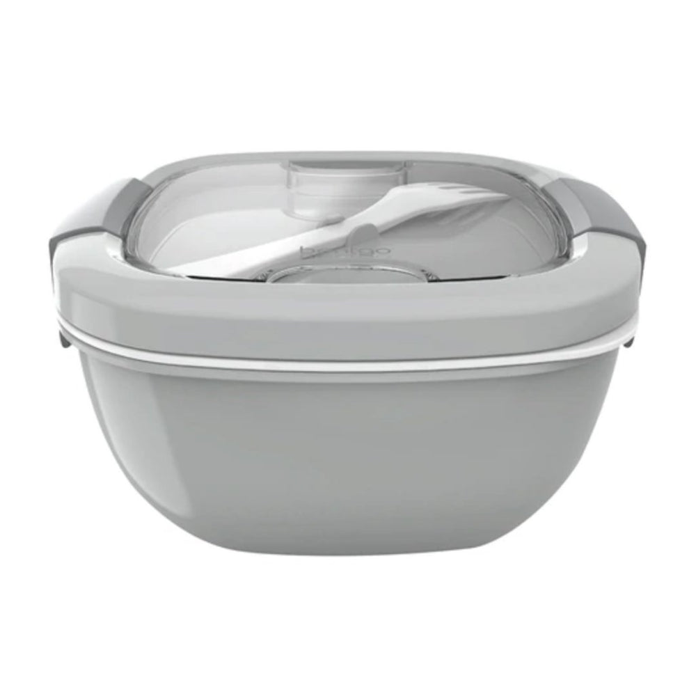 Bentgo All-In-One Salad Container - Grey - Prepp'd Kids - Bentgo