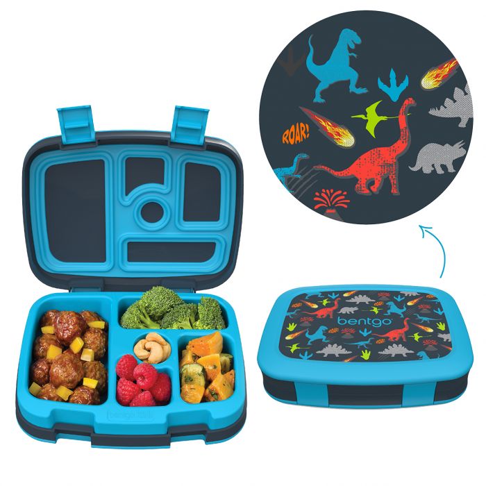 Bentgo Kids Lunch Box - Dinosaur - Prepp'd Kids - Bentgo