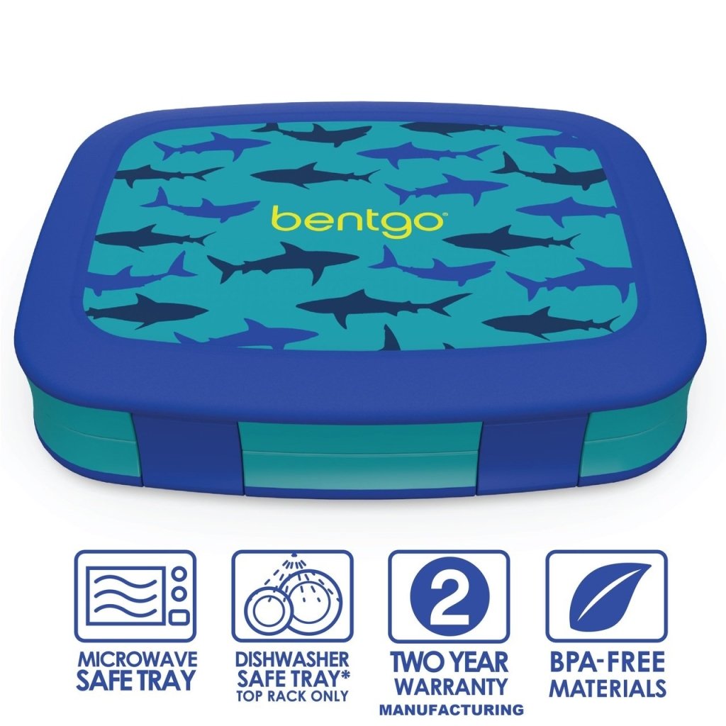 Bentgo Kids Lunch Box - Shark - Prepp'd Kids - Bentgo