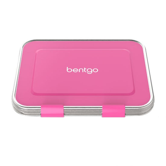 Load image into Gallery viewer, Bentgo Kids Stainless Steel Lunch Box - Fuchsia - Prepp&amp;#39;d Kids - Bentgo
