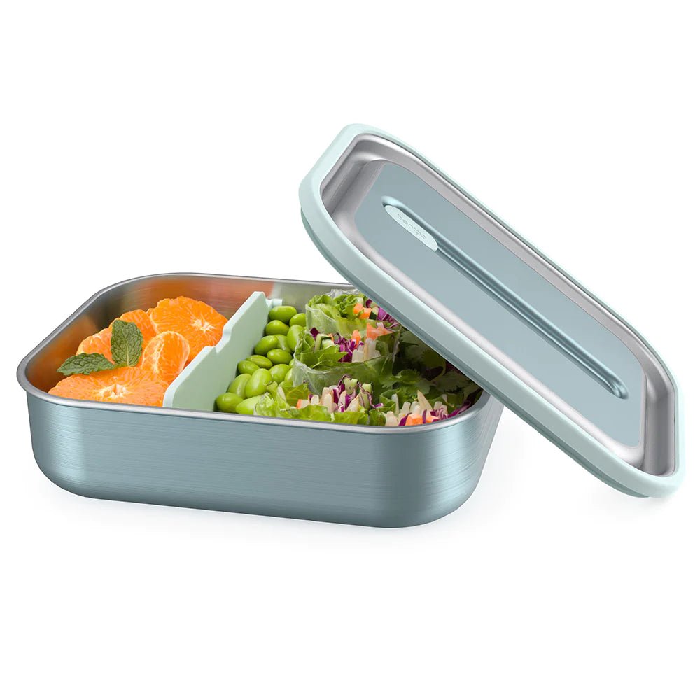 Bentgo Stainless Steel Lunch Box - Aqua - Prepp'd Kids - Bentgo