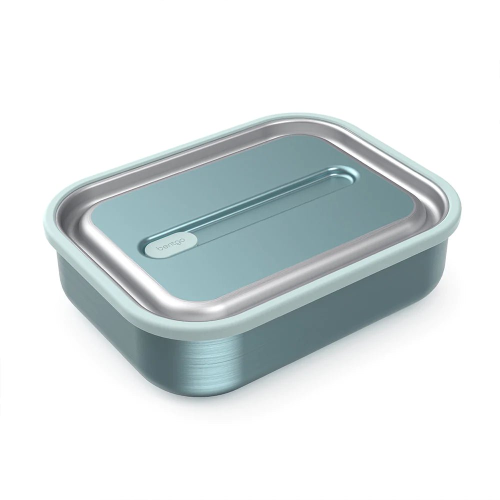 Bentgo Stainless Steel Lunch Box - Aqua - Prepp'd Kids - Bentgo