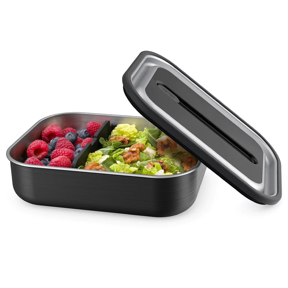Bentgo Stainless Steel Lunch Box - Carbon Black - Prepp'd Kids - Bentgo