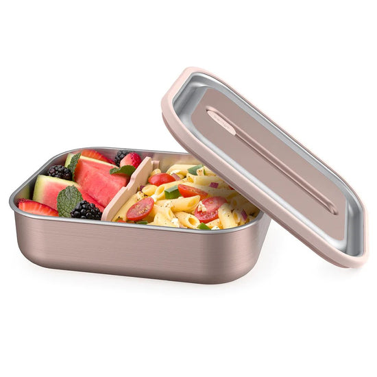 Bentgo Stainless Steel Lunch Box - Rose Gold - Prepp'd Kids - Bentgo