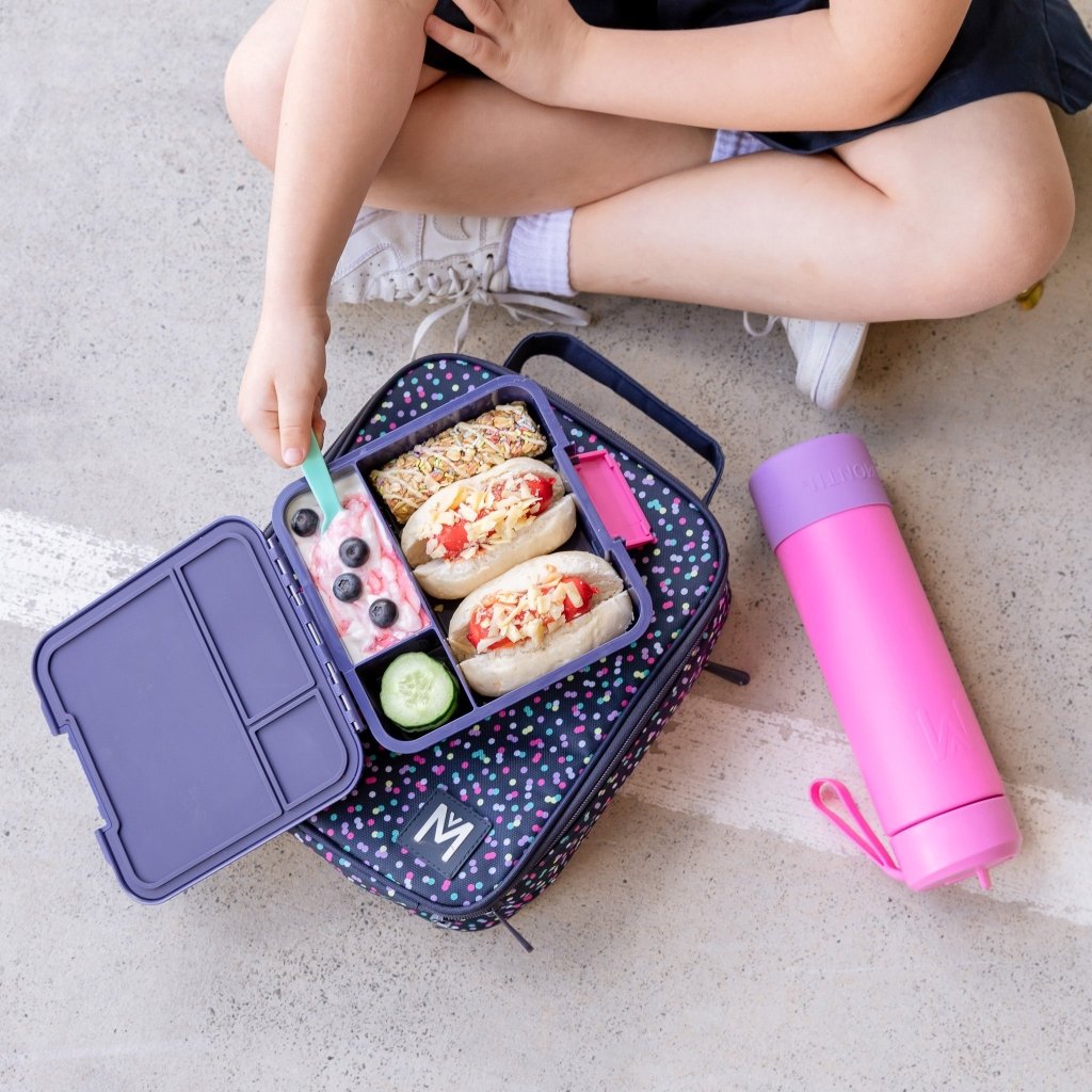 Bento Three Lunch Box - Confetti - Prepp'd Kids - MontiiCo