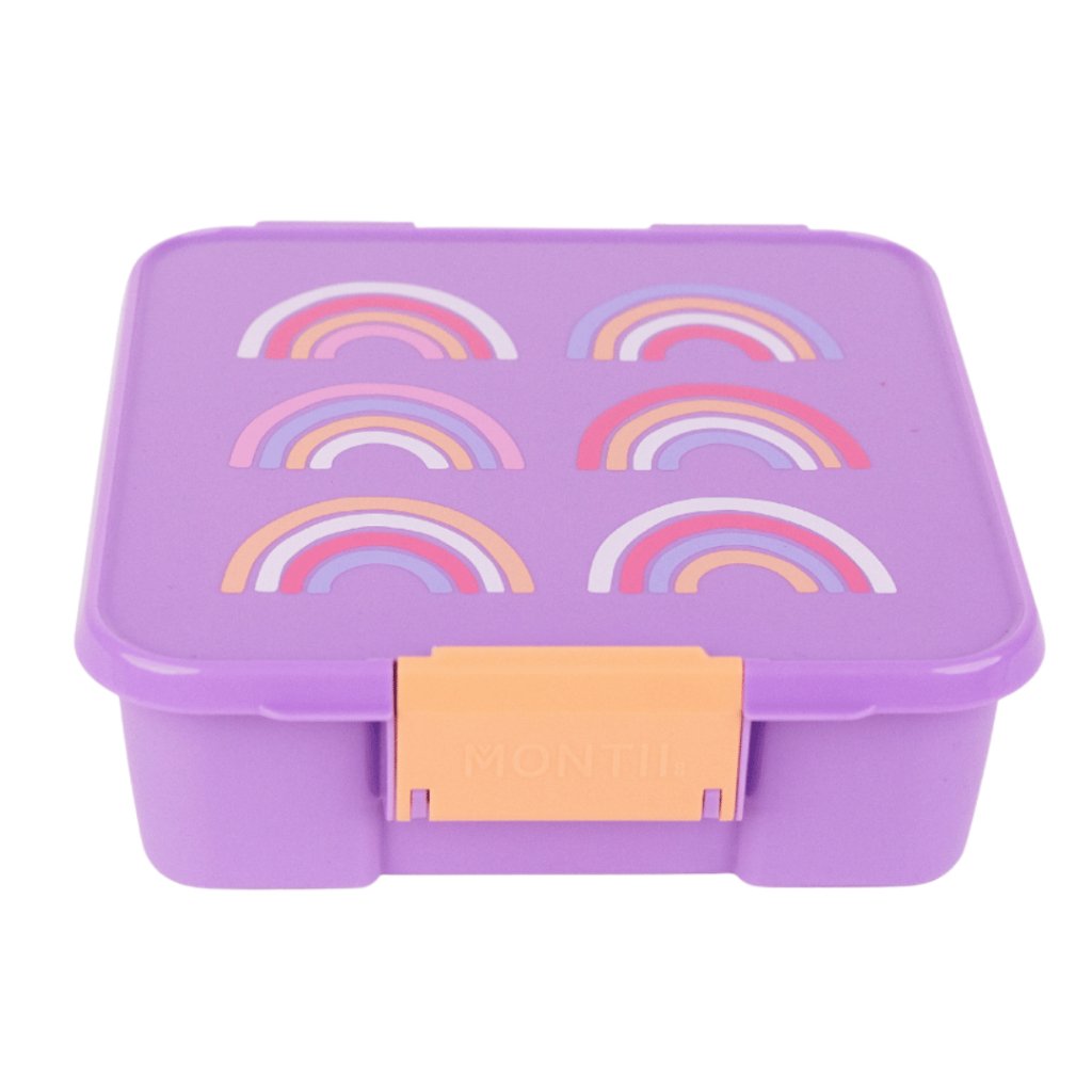 Bento Three Lunch Box - Rainbow Roller - Prepp'd Kids - MontiiCo