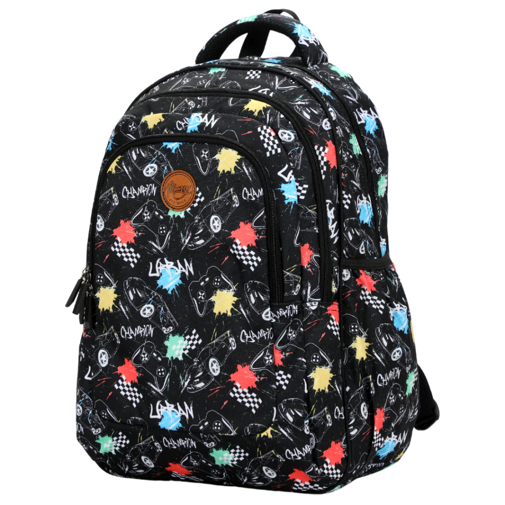 Black Urban Kids Backpack - Large - Prepp'd Kids - Alimasy