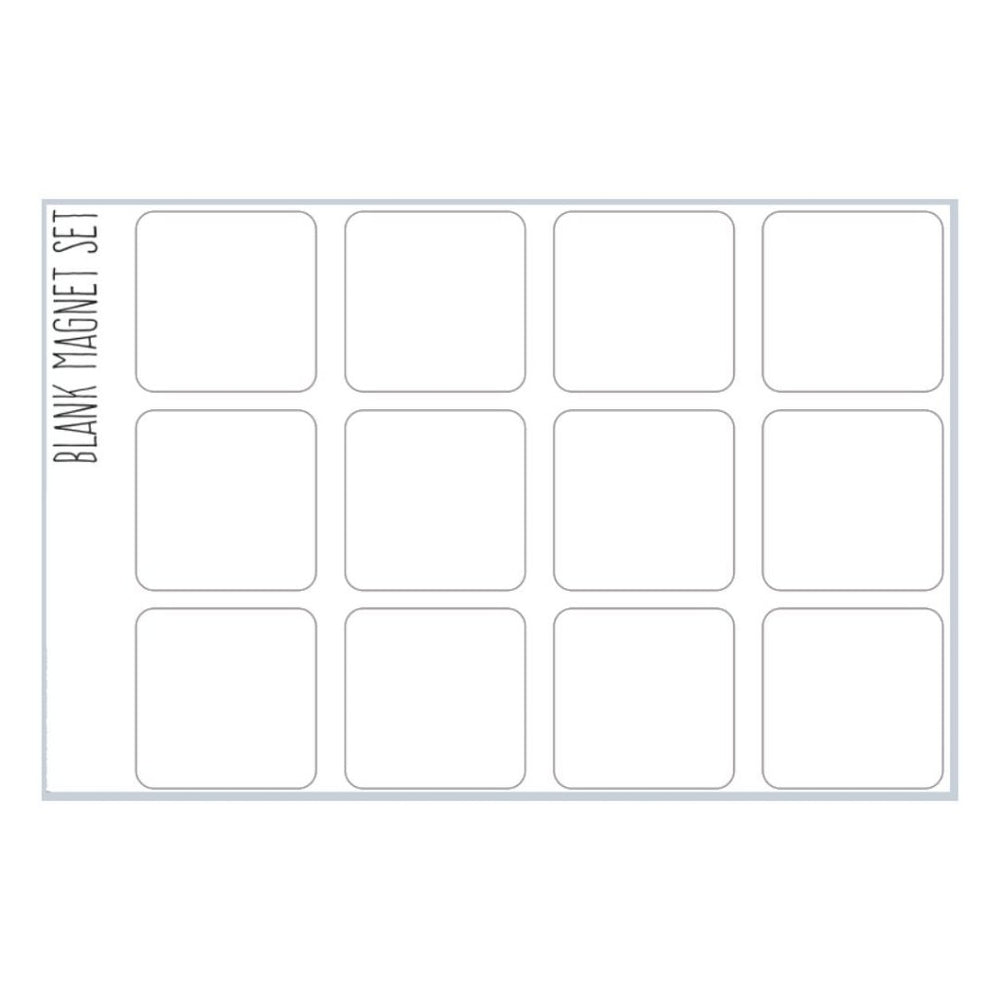 Blank Magnet Set - Prepp'd Kids - Prepp'd Kids