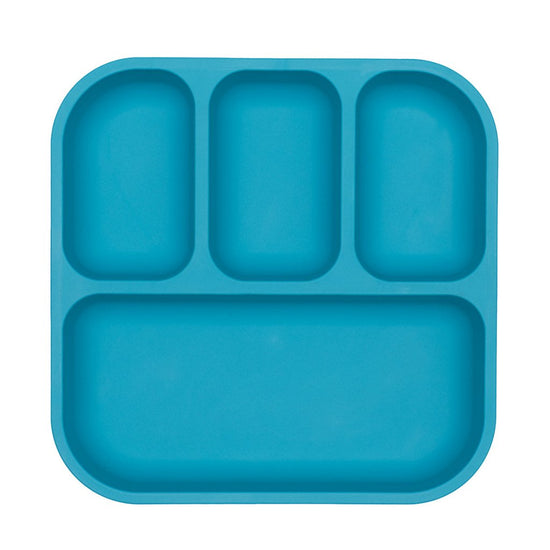 Bobo & Boo Divider Plate (Plant-Based) - Blue - Prepp'd Kids - Bobo & Boo