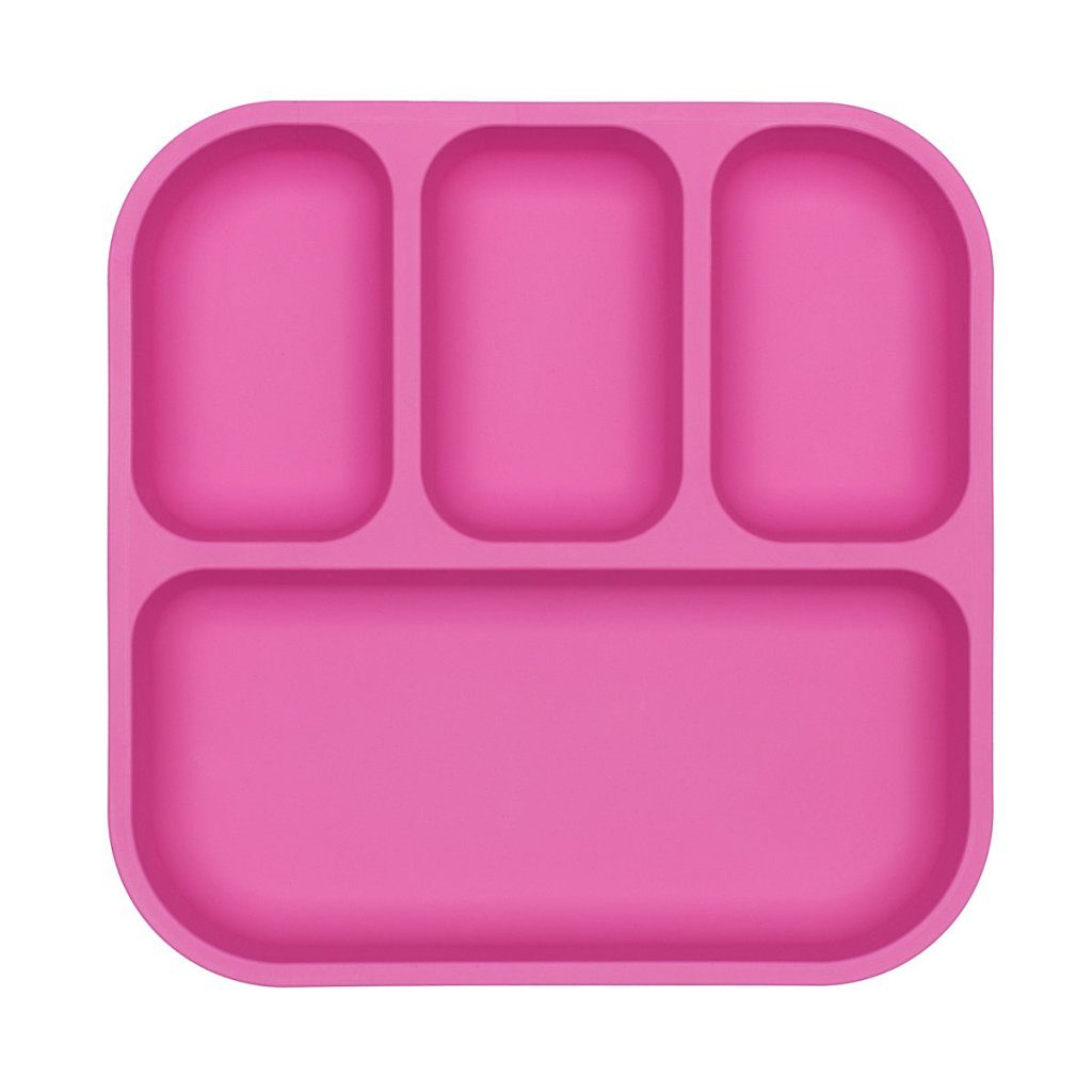 Bobo & Boo Divider Plate (Plant-Based) - Pink - Prepp'd Kids - Bobo & Boo