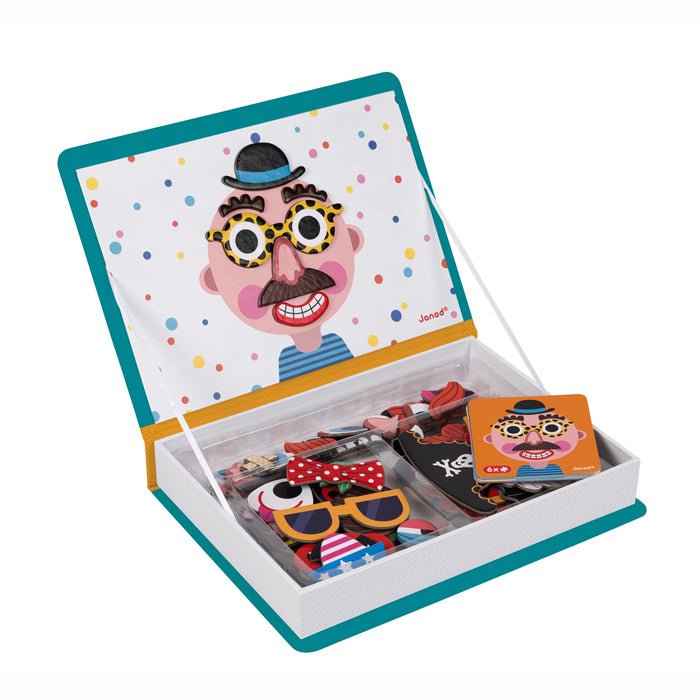 
                  
                    Boys Crazy Faces Magnetibook - Prepp'd Kids - Janod
                  
                