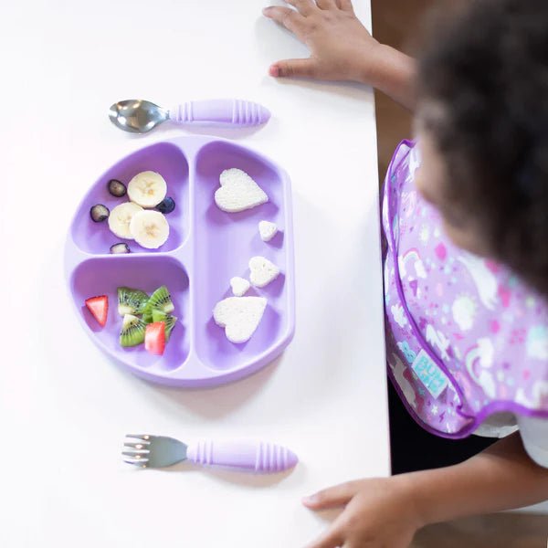 Bumkins Spoon and Fork - Lavender - Prepp'd Kids - Bumkins