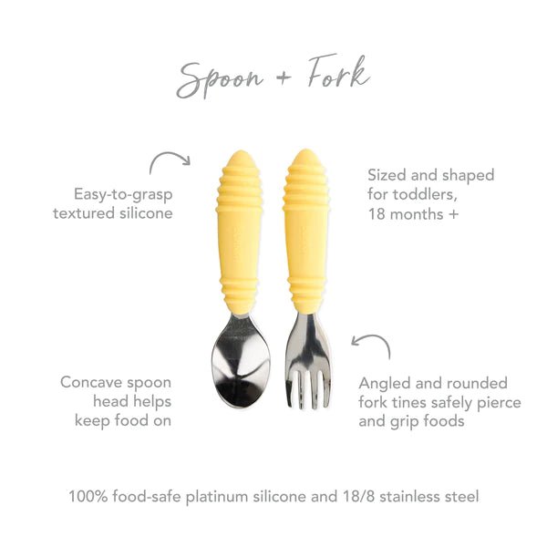 
                  
                    Bumkins Spoon and Fork - Pineapple - Prepp'd Kids - Bumkins
                  
                