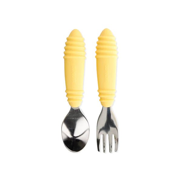 Bumkins Spoon and Fork - Pineapple - Prepp'd Kids - Bumkins