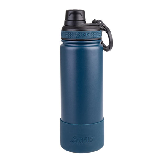 Bumper (to fit Oasis Challenger Sports Bottle 550ml) - Navy - Prepp'd Kids - Oasis