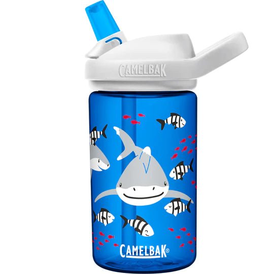 Camelbak Eddy Kids 400ml Drink Bottle - Friendly Sharks - Prepp'd Kids - CamelBak