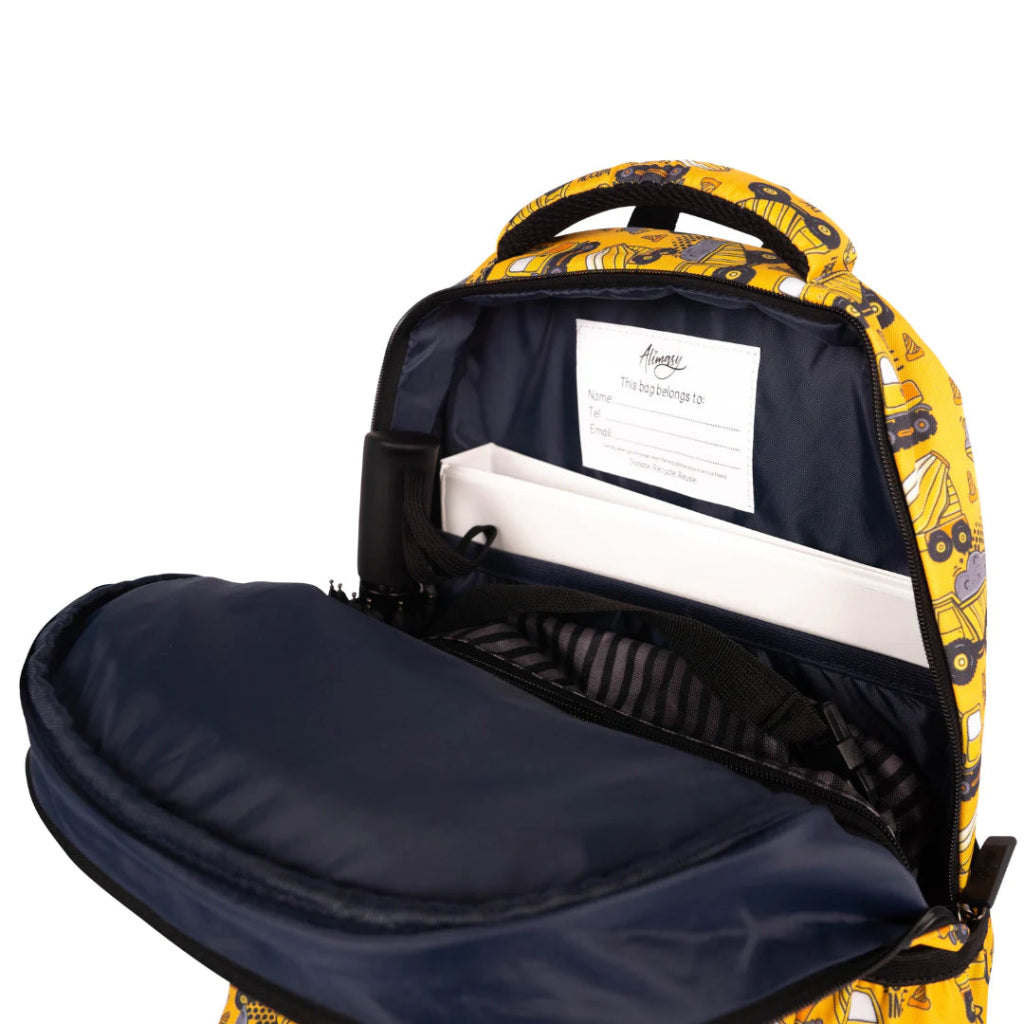 Construction backpack top