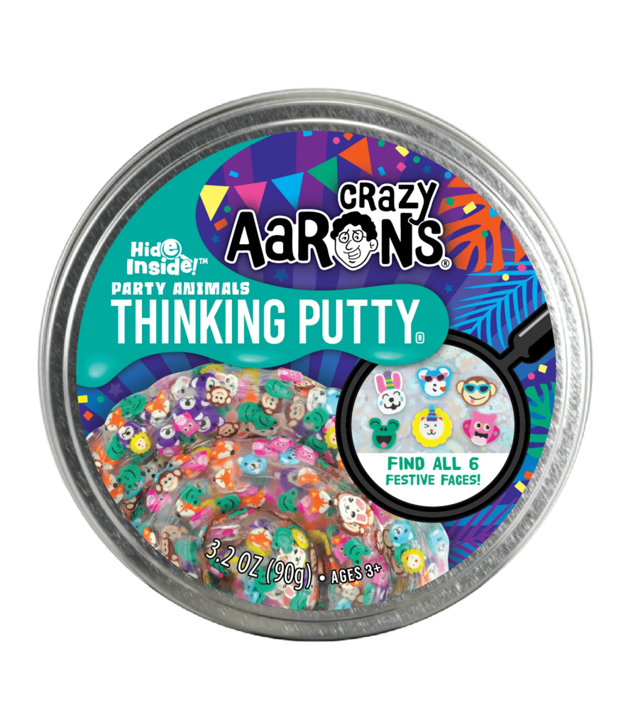 Crazy Aaron's Thinking Putty - Party Animals (Hide Inside) - Prepp'd Kids - Crazy Aarons