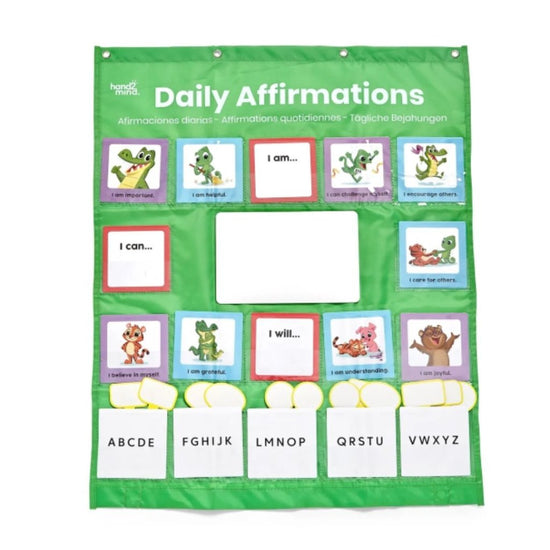 Daily Affirmations Pocket Chart - Prepp'd Kids - Hand2Mind