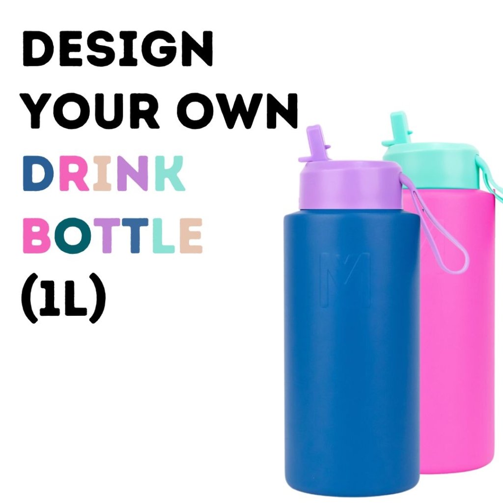 Design your own Drink Bottle (1L) - Prepp'd Kids - MontiiCo