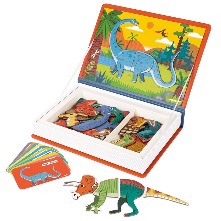 Dinosaur Magnetibook - Prepp'd Kids - Janod