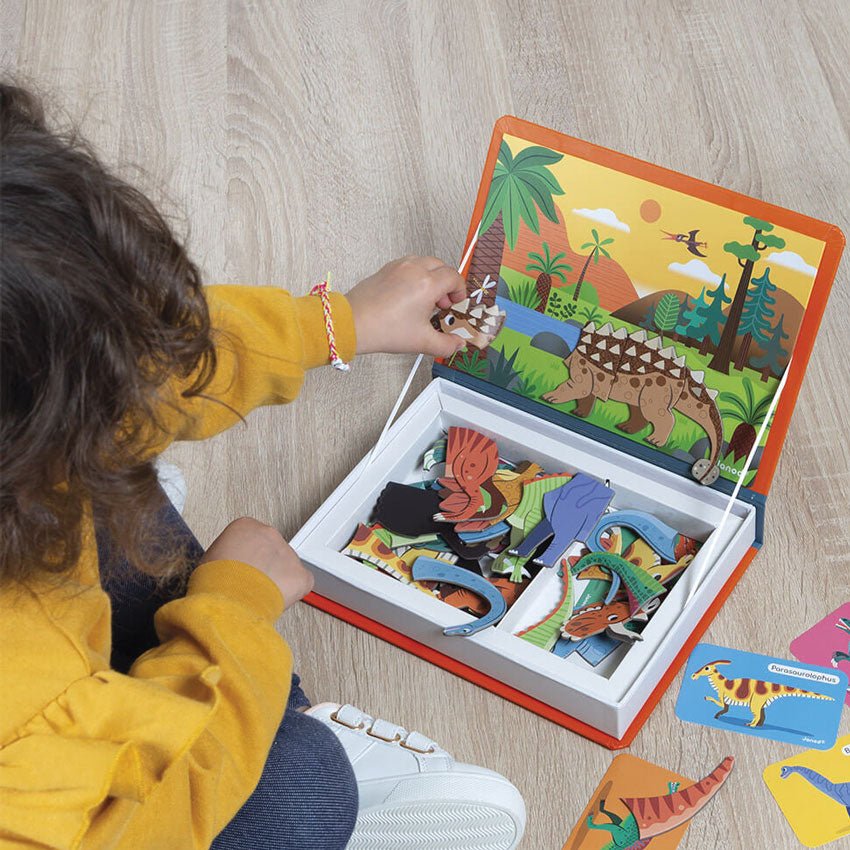 Dinosaur Magnetibook - Prepp'd Kids - Janod