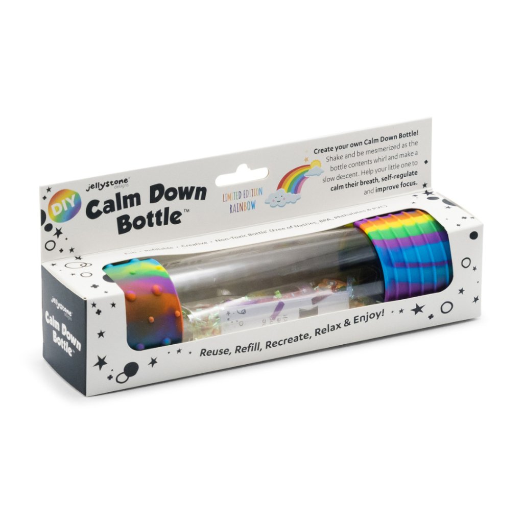 DIY Calm Down Bottle - Rainbow - Prepp'd Kids - Jellystone Designs